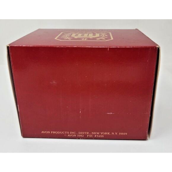 Vintage 1982 Avon Country Christmas Recipe Box With Sealed New Cards U96 - Picture 6 of 6